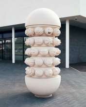 Magic Jumping Bean sculpture