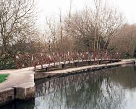 Over the Weir bridge