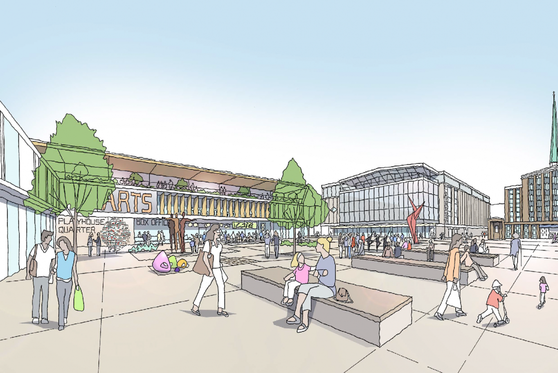 Playhouse Quarter artist impression