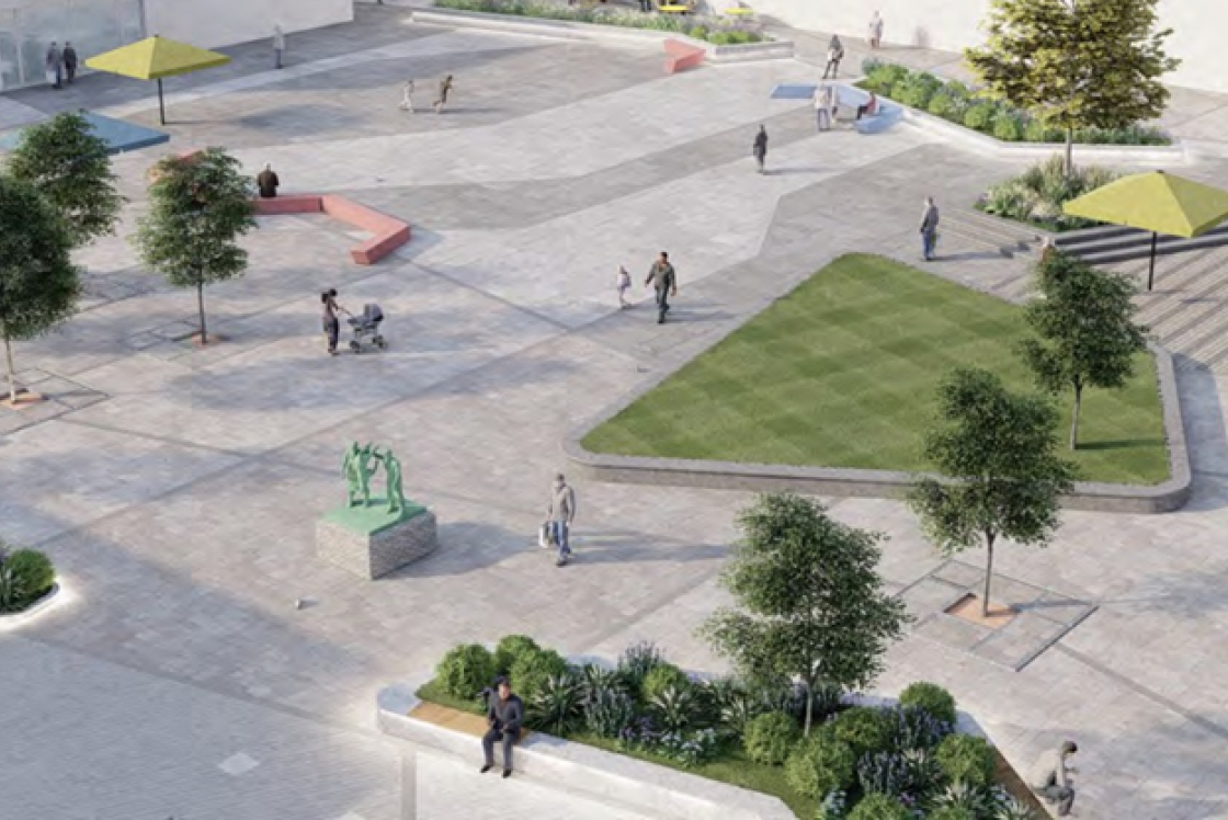 Stone Cross Square artist impression