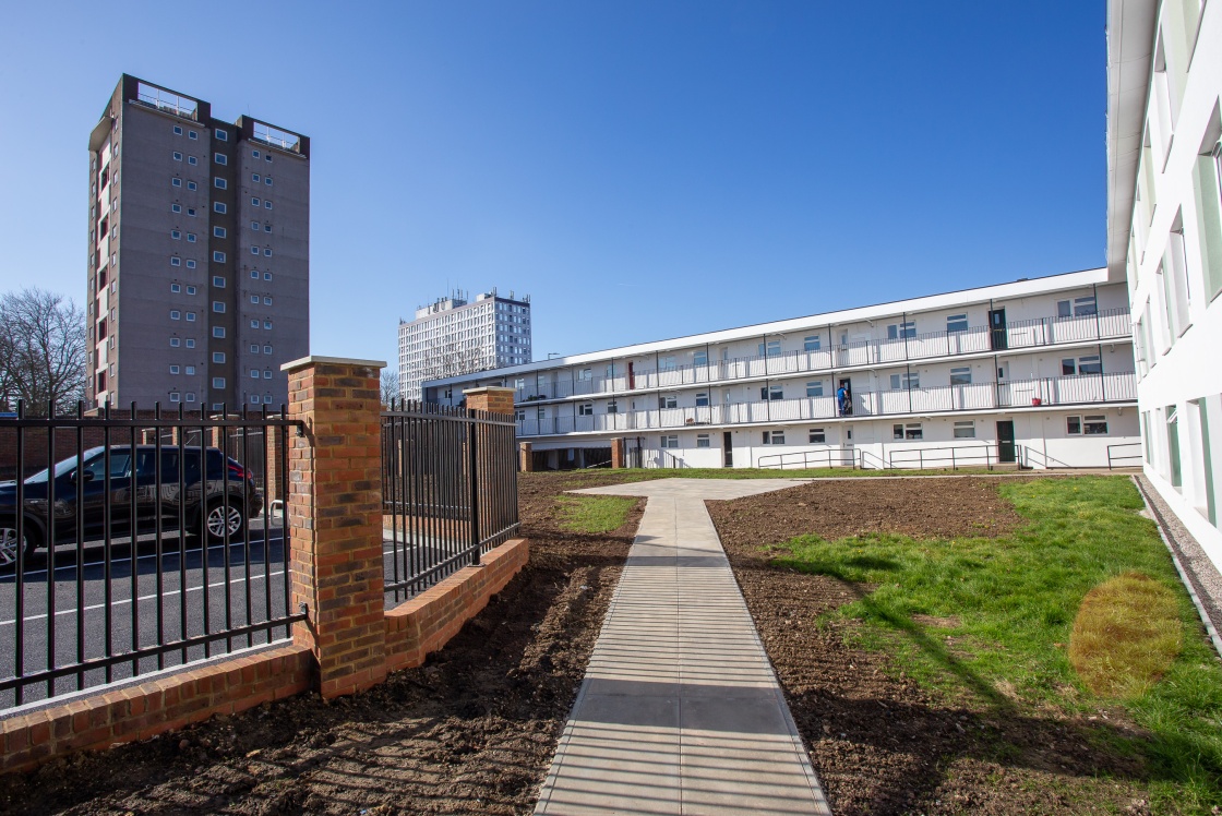 Flats restored to former glory at The Hides in Harlow Harlow Council
