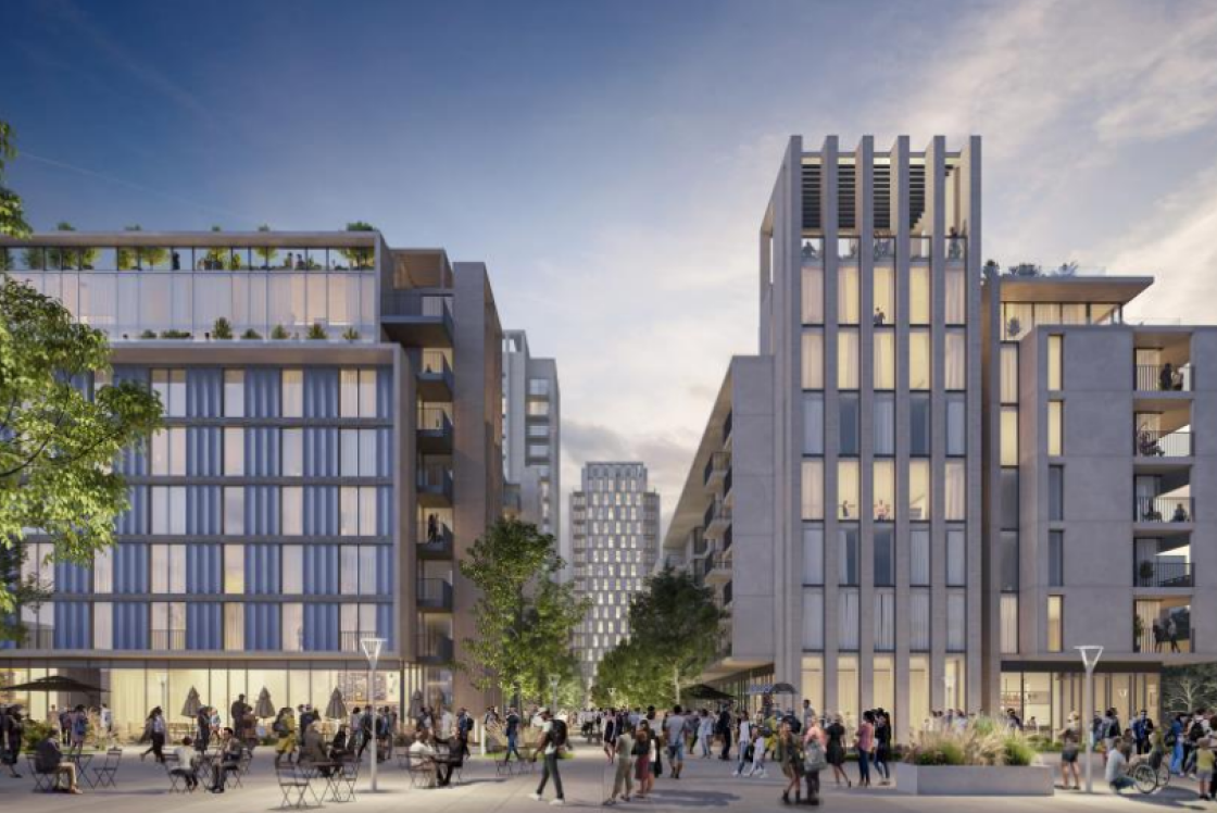 Image of what the town centre redevelopment may look like 