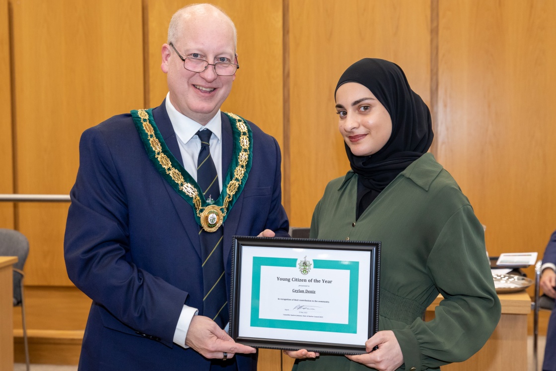 Cllr Johnson and Ceylan