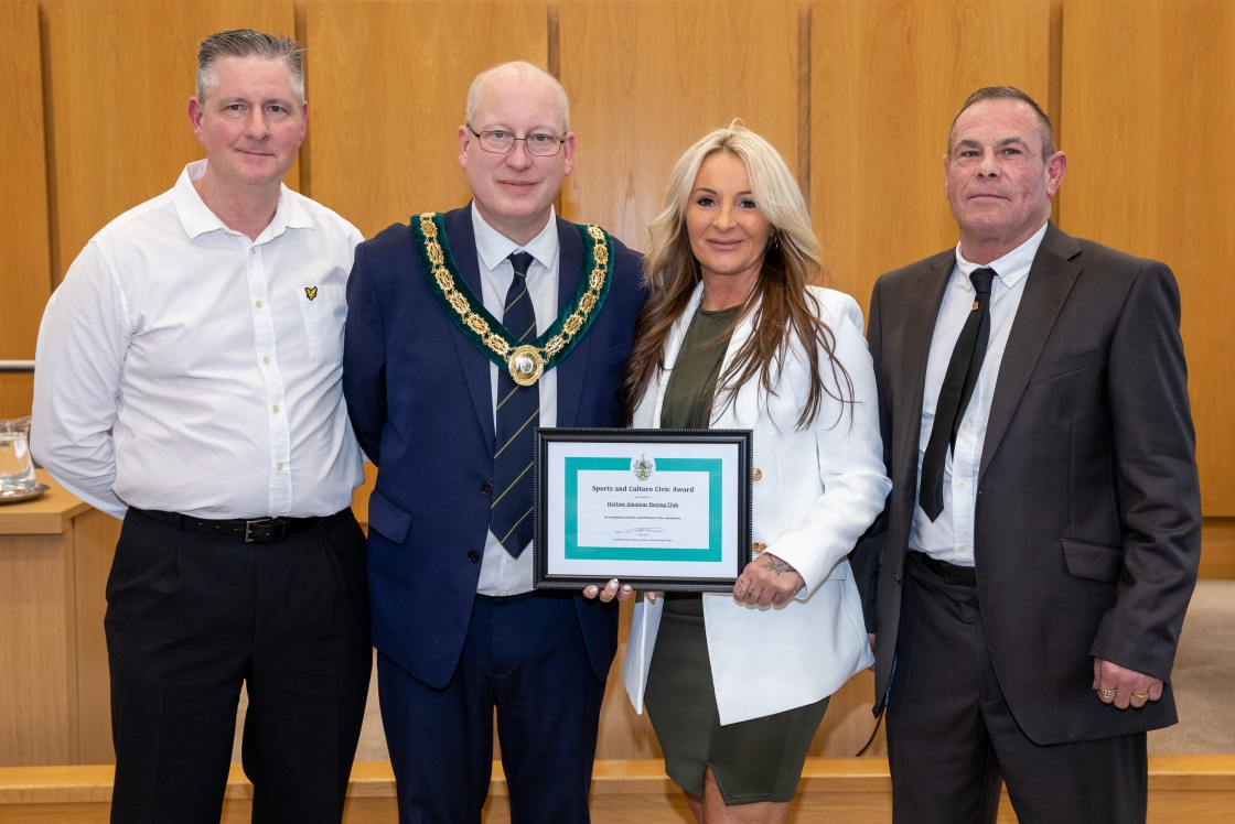 Cllr Johnson and Harlow Amateur Boxing Club