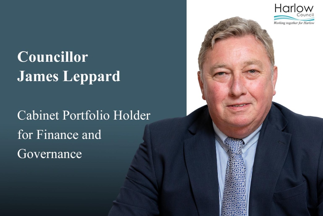 Councillor James Leppard, Cabinet Portfolio Holder for Finance and Governance