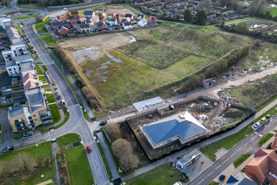 New community centre and site for school 