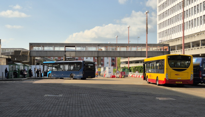 image of Harlow Bus Station and the Terminus Footbridge 