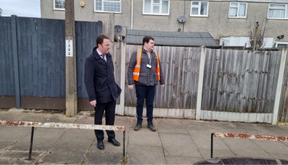 Image of Councillor Russell Perrin in the Fennells 