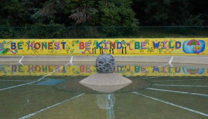 Town Park paddling pool mural