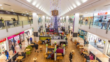 Image of inside of the Harvey Centre 