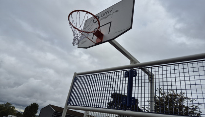 Netball basket at Berecroft