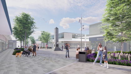 artist impression of Broad Walk transformation 