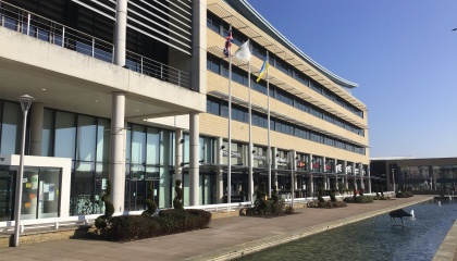 Image of outside of Harlow Civic Centre 