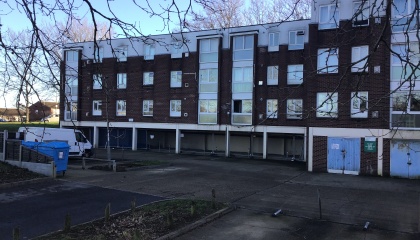 Image of one of the flat blocks in Sycamore Field 