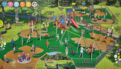 Image of transformed Glebelands playground 