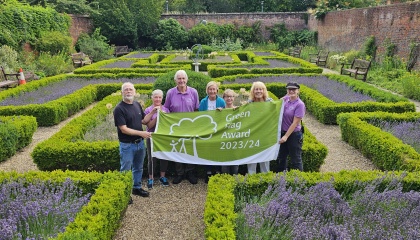 Harlow Museum Walled Gardens volunteers and staff