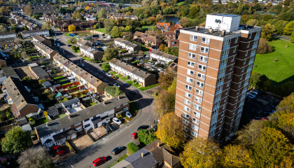 A Harlow tower block