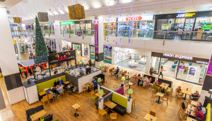 Image of inside of Harvey Centre from December 2022