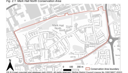 Map of Mark Hall North