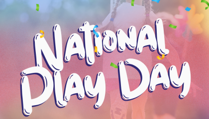 image that says national play day