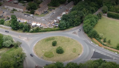 One of Harlow's roundabouts
