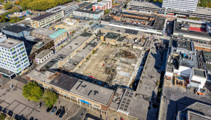 Image of West Gate site where derelict buildings will be demolished 