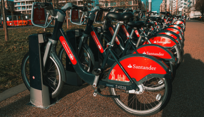 Example of hire cycles