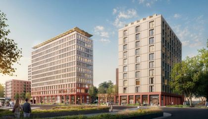 Artist impression of how Terminus House could be look once redeveloped