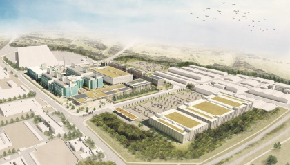 Image of artist impression of UKHSA site in Harlow 