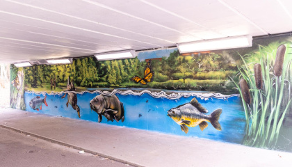 Underpass after painting