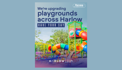 Image of a bright and colourful playground