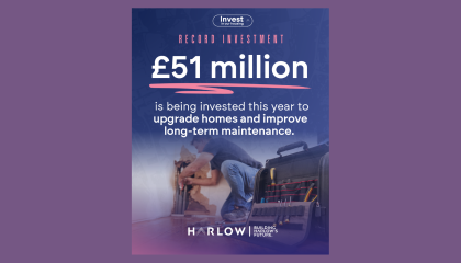A repairs worker fixing pipes