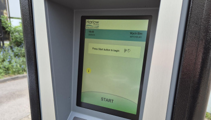 New machine at Wych Elm