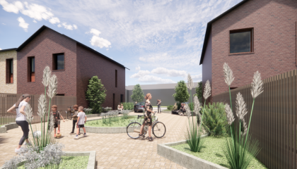 Artist impression of Arkwrights development