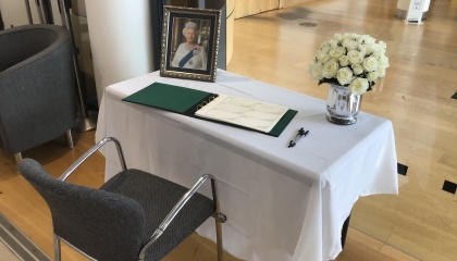 Civic Centre book of condolence